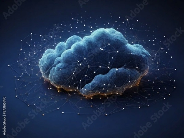 Obraz jellyfish in the dark