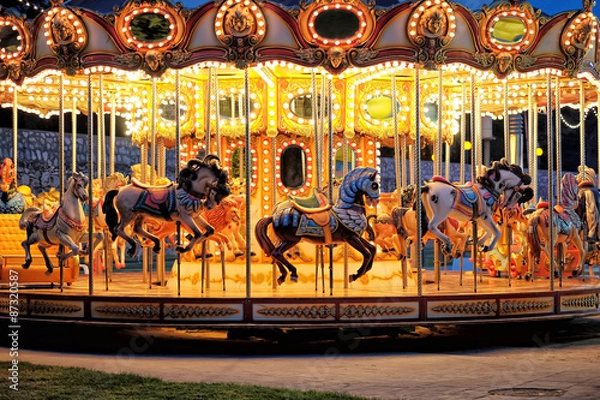 Obraz Vintage karuzela