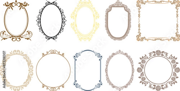 Obraz Decorative frames collection set