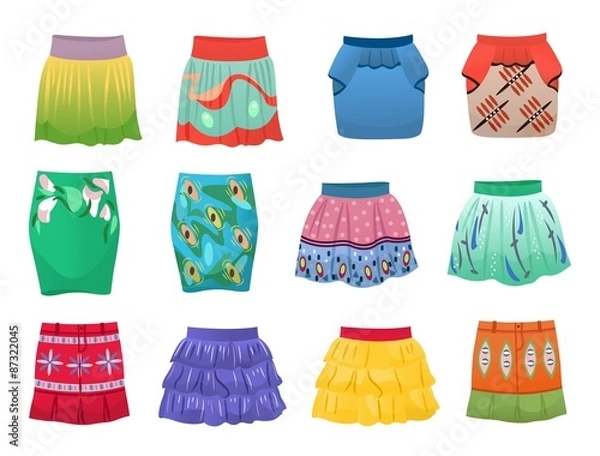 Obraz Short summer skirts