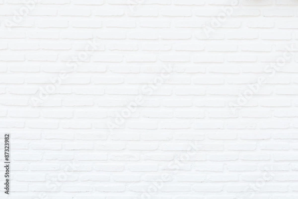 Obraz white brick wall