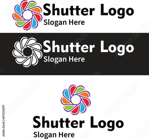 Fototapeta Shutter logo for photography or personal use. 