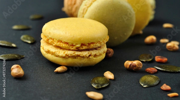 Obraz macaroons on a table