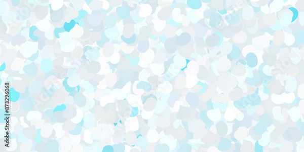 Fototapeta Light purple vector background with random forms.