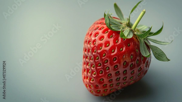 Obraz strawberry on a white background