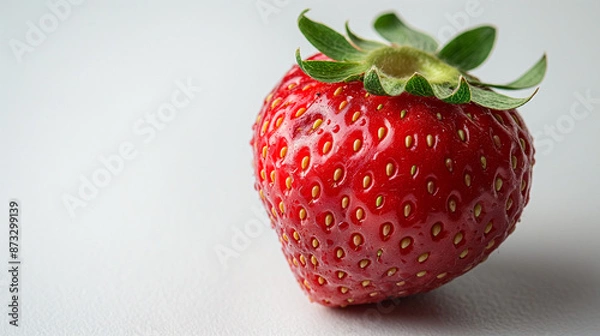 Obraz strawberry on a white background