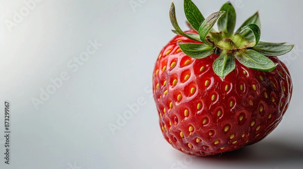 Obraz strawberry on a white background