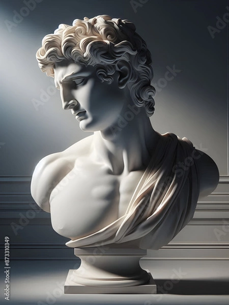 Obraz greek bust statue