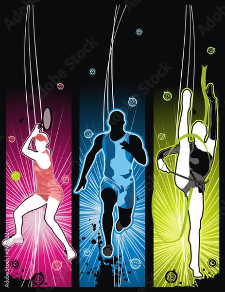 Obraz vector sport illustration