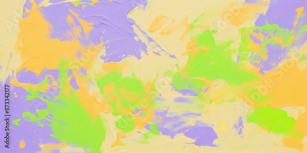 Fototapeta Abstract Surreal Colorful Solarized Oil Painting