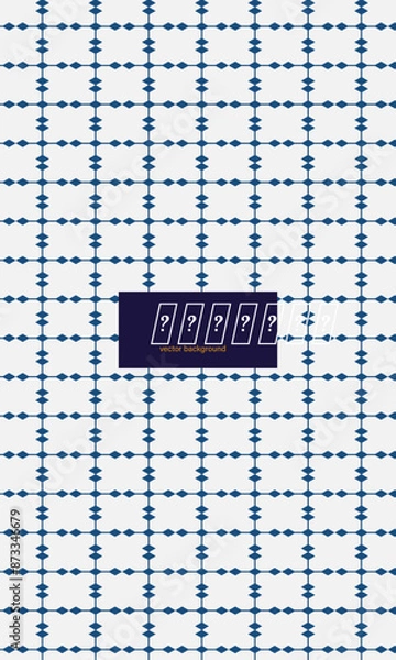 Obraz Pattern with floral shapes
Vector geometric seamless pattern