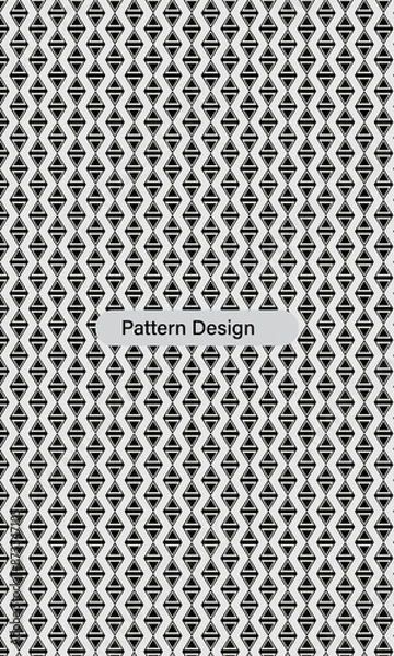Obraz Pattern with floral shapes
Vector geometric seamless pattern
