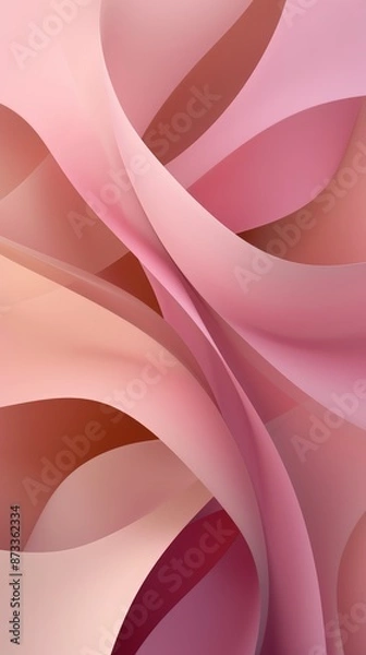 Fototapeta A pink and orange background with a pink and orange line