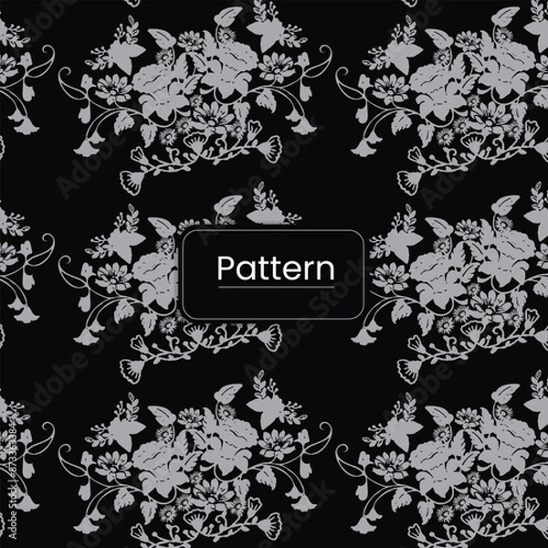 Obraz  floral seamless pattern