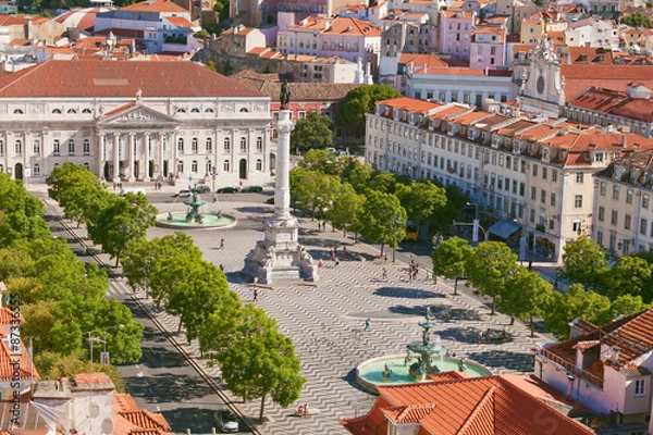 Obraz Plac Rossio
