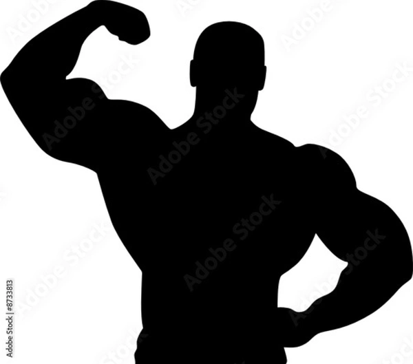 Obraz Athlete Silhouette
