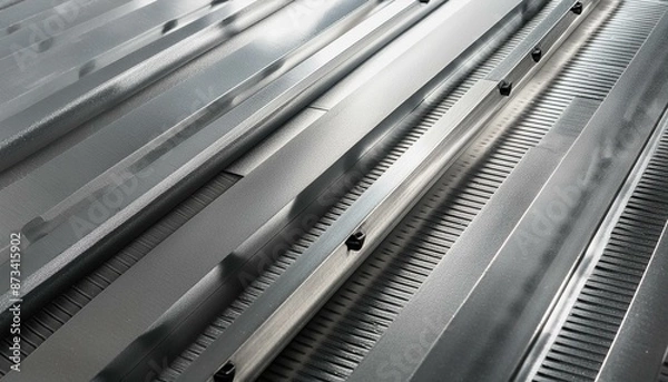 Fototapeta Steel texture background, surface