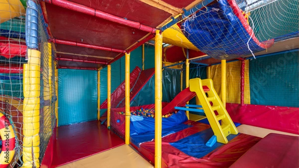 Obraz playground for children with balls