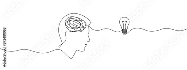 Obraz head_lamp_line