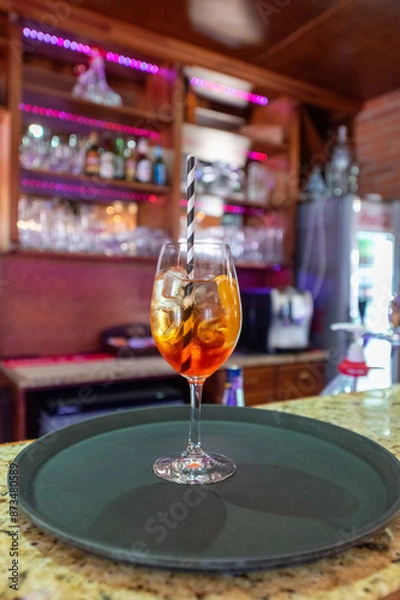 Obraz drink aperol on the bar