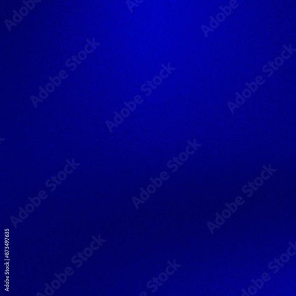 Obraz Dark blue noise grain texture gradient background banner