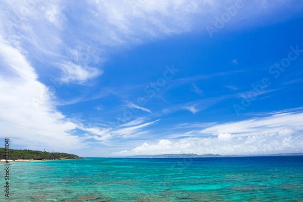 Obraz 沖縄の海・久高島
