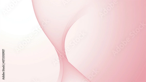Obraz a pink wallpaper made form waves.