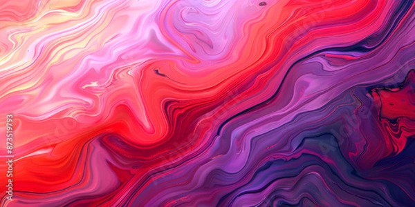 Fototapeta abstract shapes, ai generated.