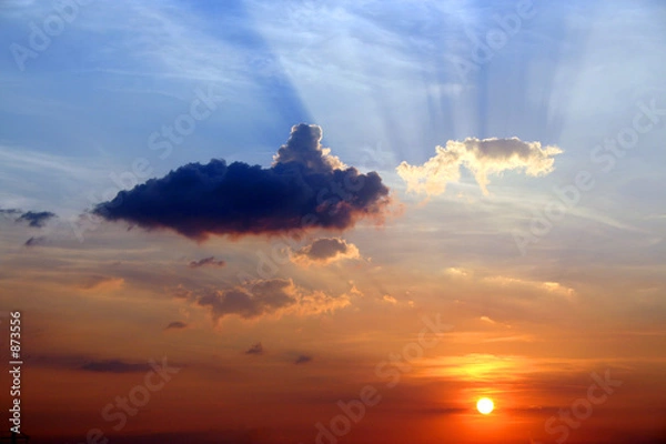 Obraz couché de soleil