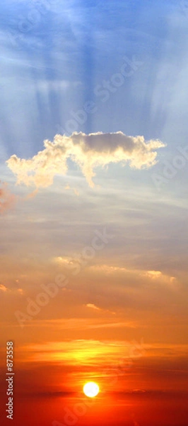 Obraz couché de soleil