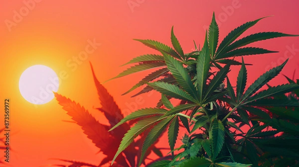 Fototapeta Marijuana