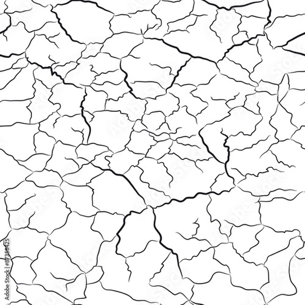 Obraz abstract cracks. seamless texture