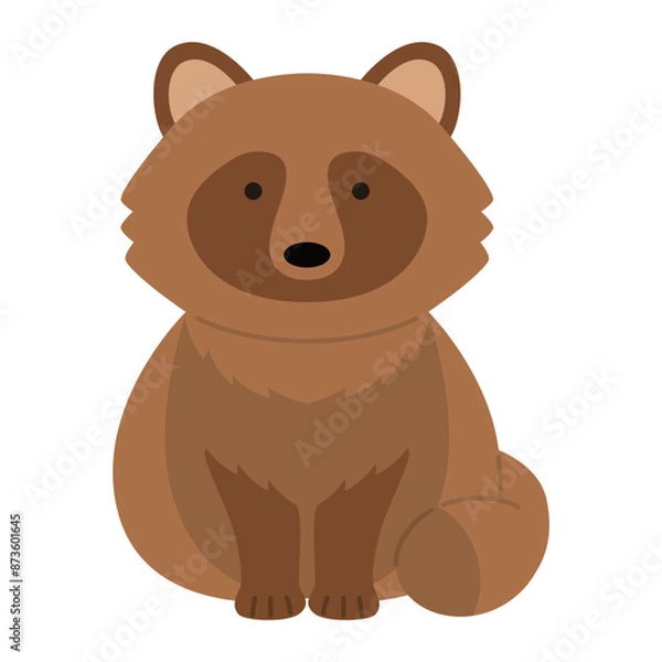 Obraz たぬきのイラスト