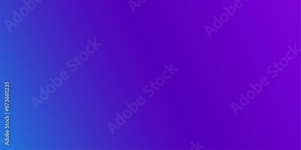 Fototapeta abstract background horizontal gradient blue purple colours. copy space.