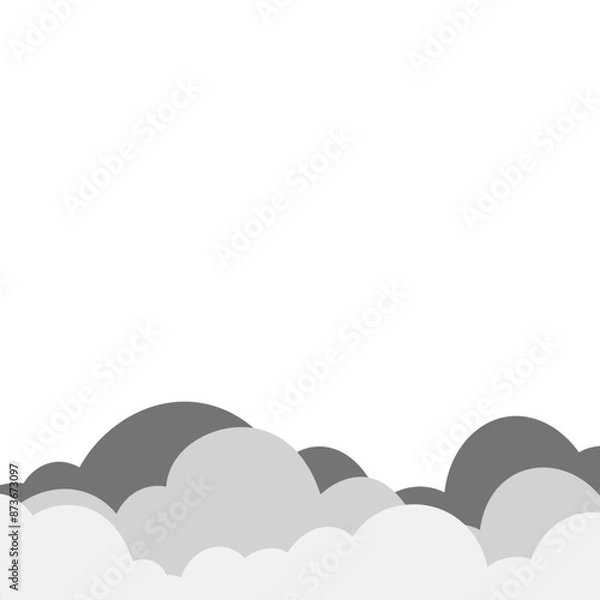 Obraz Fun Cartoon Cloud Elements