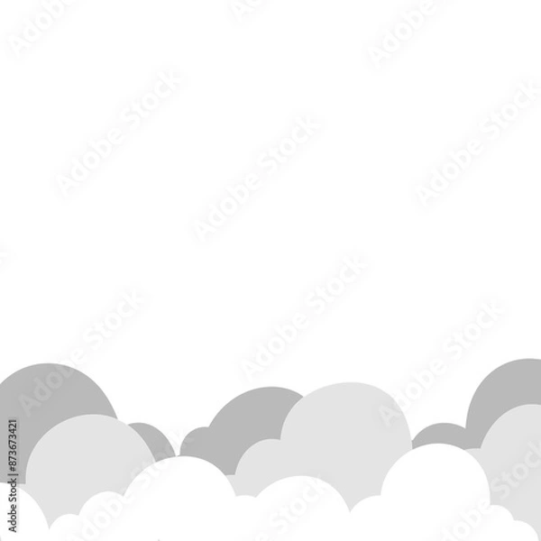 Obraz Whimsical Cartoon Cloud Collection