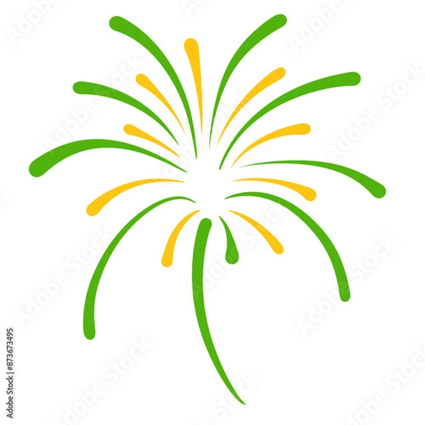 Obraz Vibrant Fireworks for Celebrations