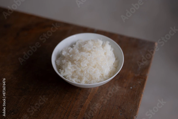 Obraz ごはん Rice 白米 １杯の飯