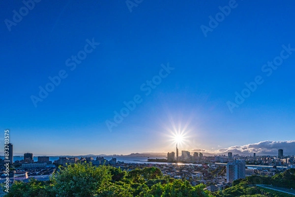 Obraz 美しい福岡の都市風景