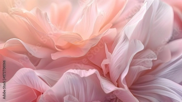 Fototapeta Petal texture background, soft and delicate flower surface.