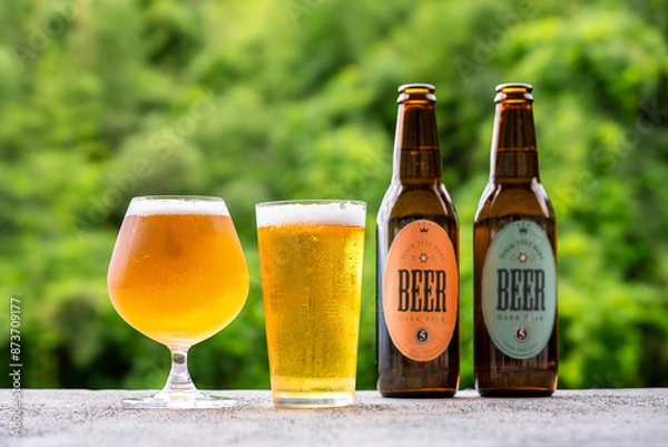 Obraz 冷えた美味しいクラフトビール