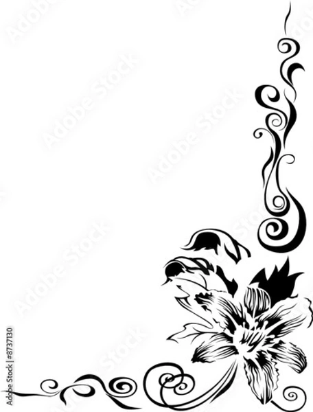 Obraz Lilly. Vector.