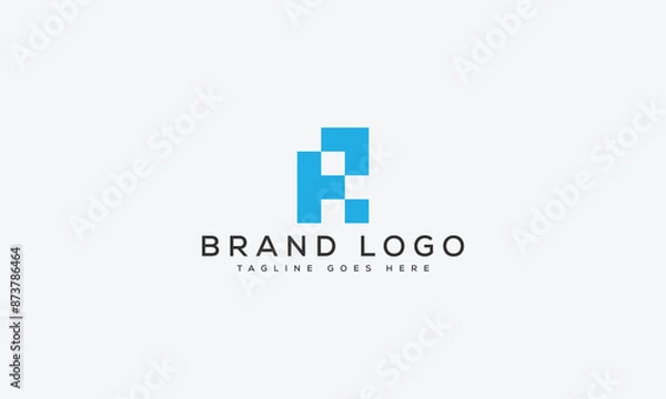 Fototapeta letter R logo design vector template design for brand.