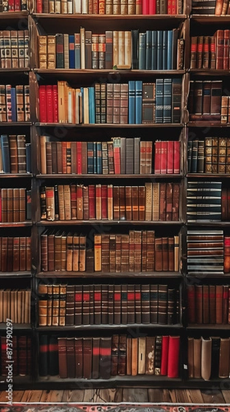 Obraz Antique Bookshelf