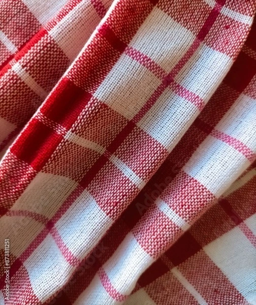 Fototapeta Rough fabric is good for the background