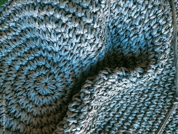 Fototapeta Rough fabric is good for the background