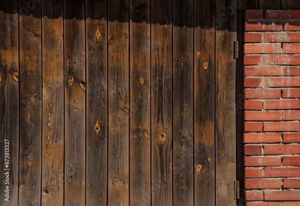 Obraz old wooden wall texture background