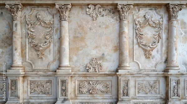 Fototapeta Attractive design Venetian stucco suitable for backdrops