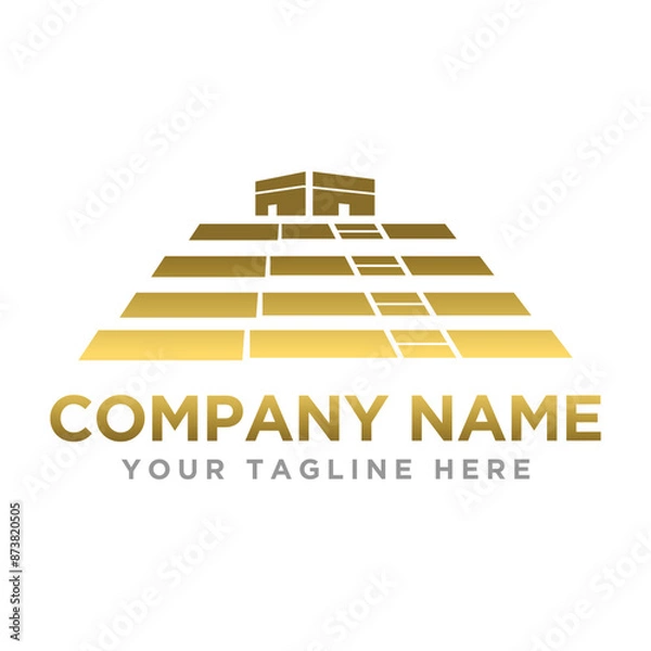 Fototapeta Pyramid Logo Design