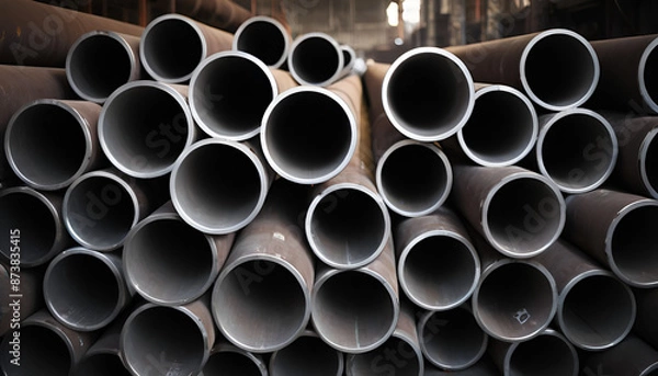 Fototapeta stack of pipes